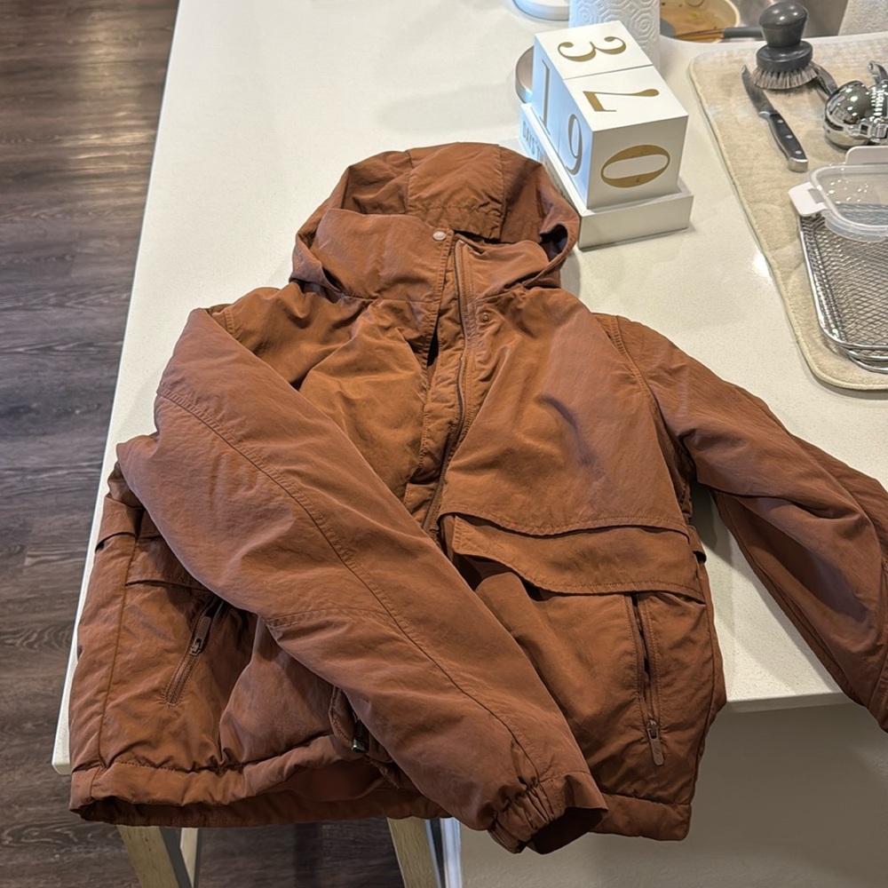 lululemon athletica Rust Puffer Jacket